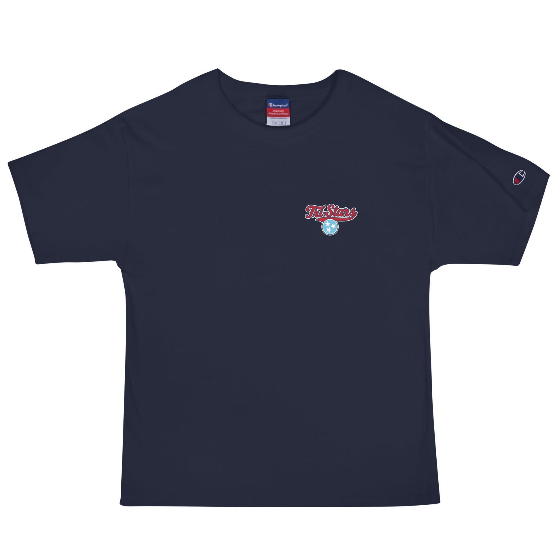 Signature | Champion T-Shirt | Tri - Stars | 3 Stars Light Logo