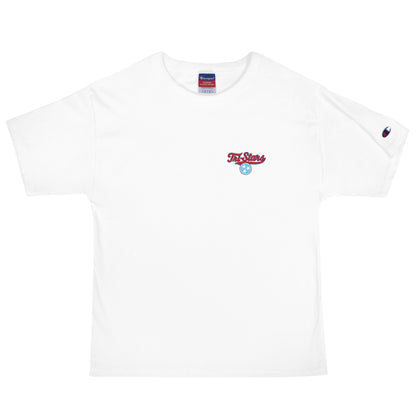Signature | Champion T-Shirt | Tri - Stars | 3 Stars Light Logo