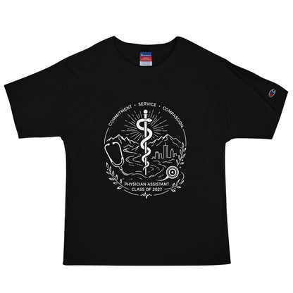 Signature | Champion T-Shirt | Trine PA program | Crest Logo