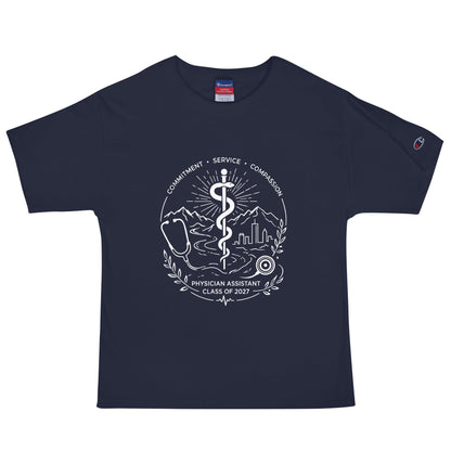 Signature | Champion T-Shirt | Trine PA program | Crest Logo
