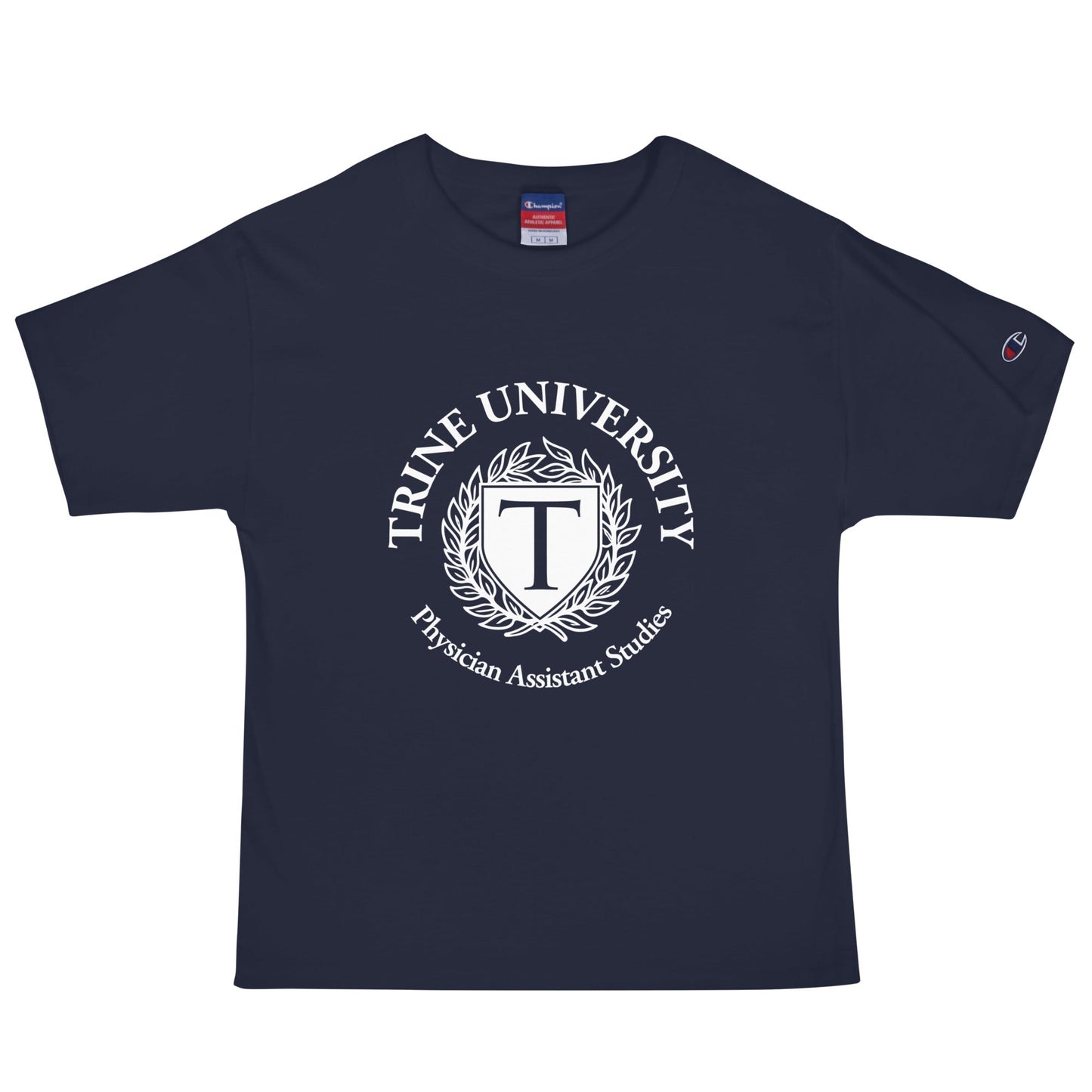 Signature | Champion T-Shirt | Trine PA program | Emblem Logo