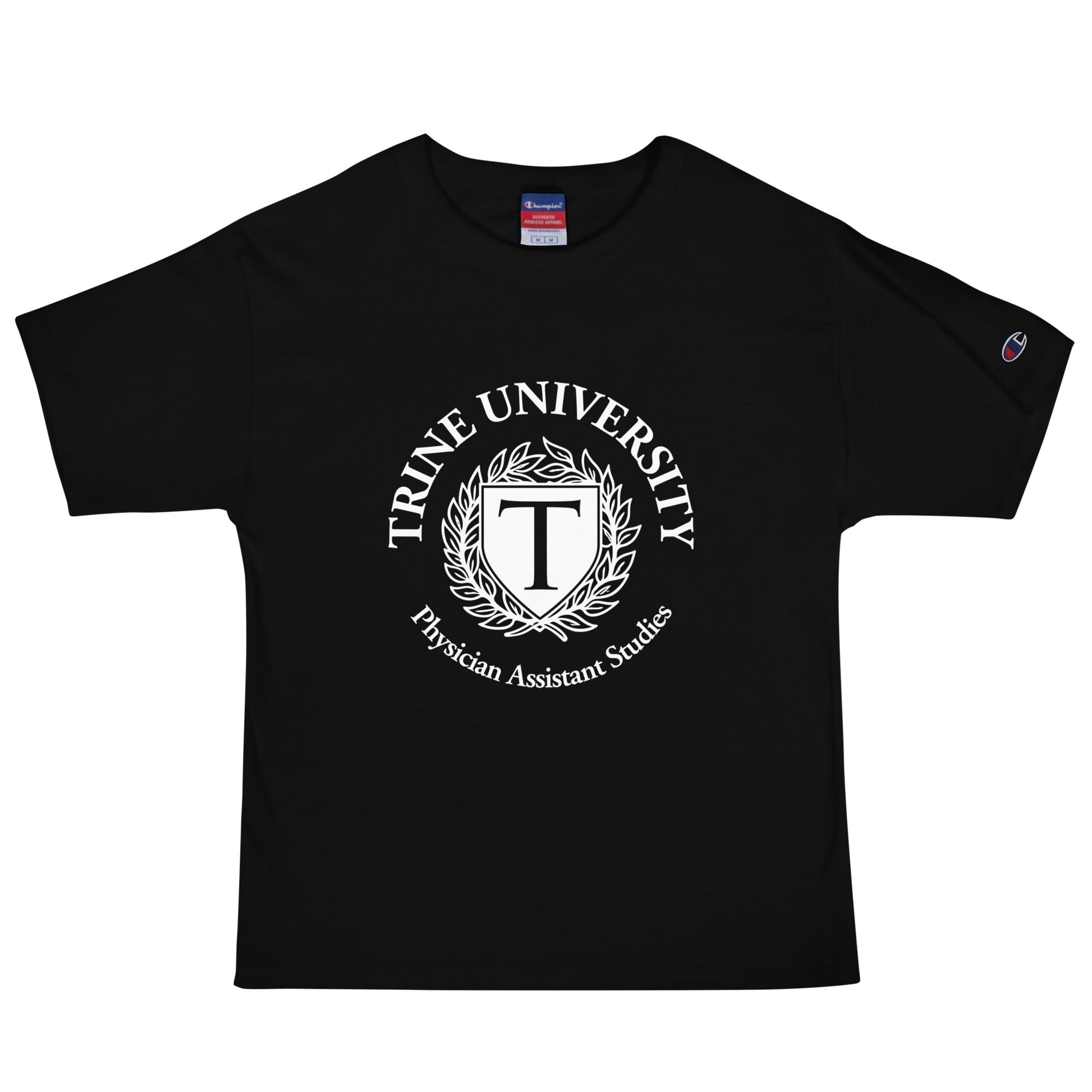 Signature | Champion T-Shirt | Trine PA program | Emblem Logo