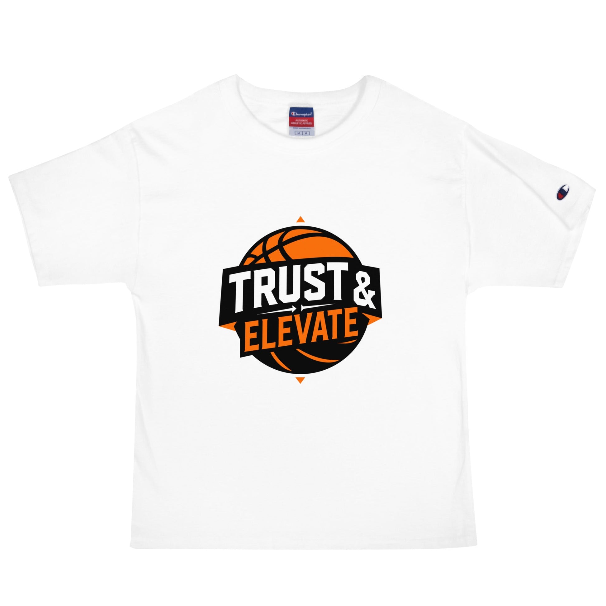 Signature | Champion T-Shirt | Trust & Elevate | Athletic Logo