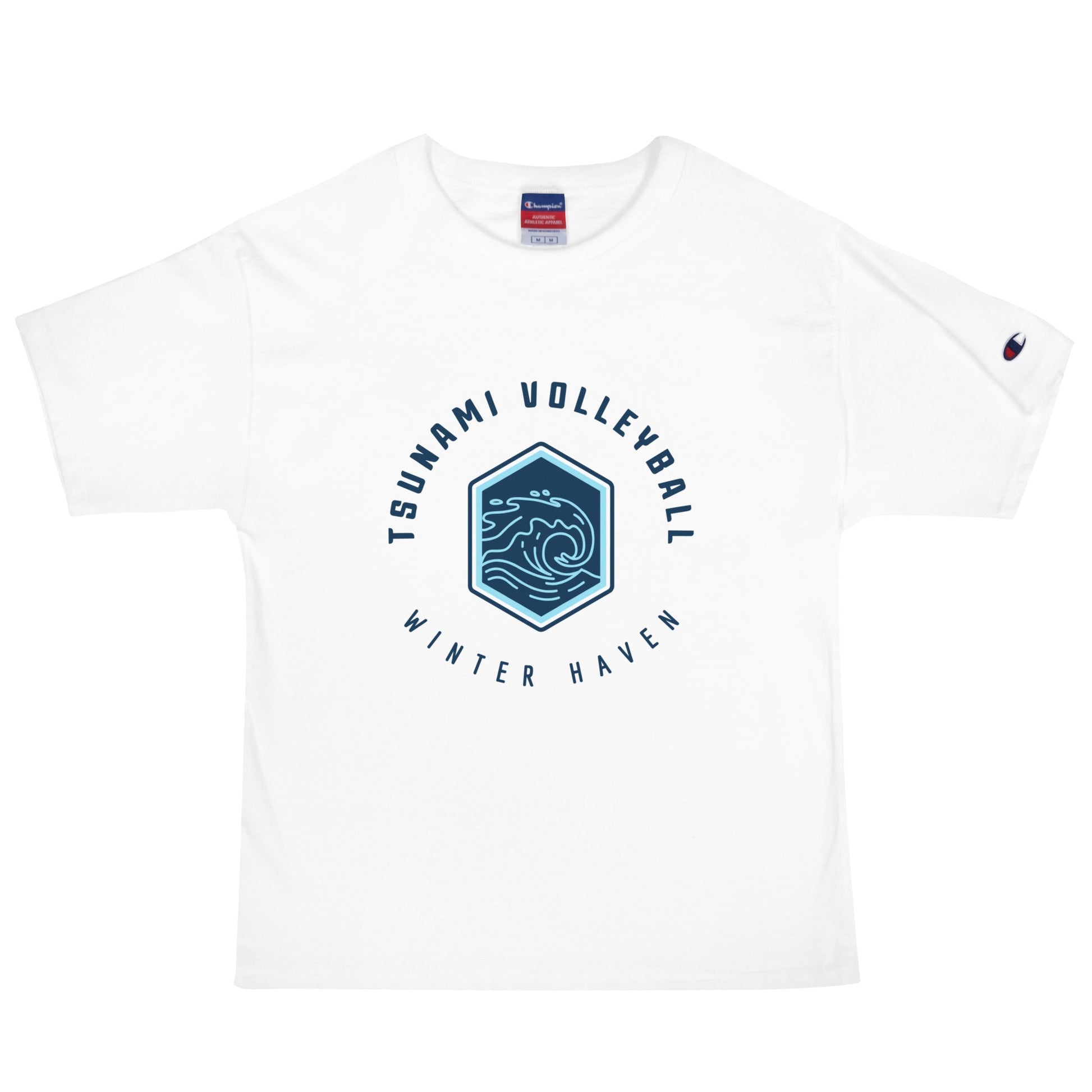 Signature | Champion T-Shirt | Tsunami Volleyball Club | Crest Logo