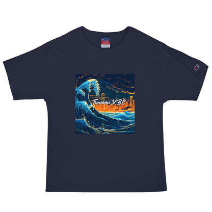 Signature | Champion T-Shirt | Tsunami Volleyball Club | Glow Tide Athletics Logo