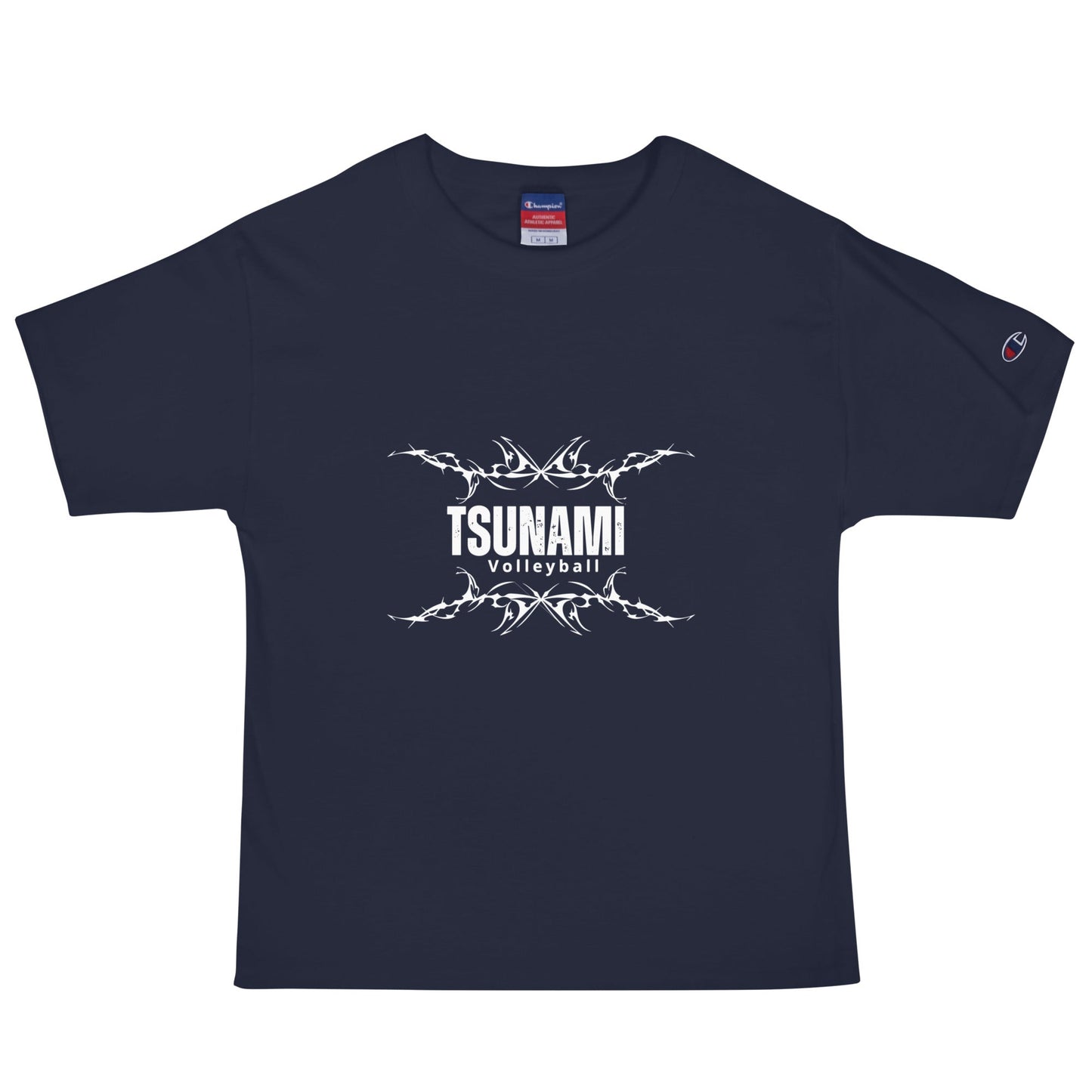 Signature | Champion T-Shirt | Tsunami Volleyball Club | Modern Script Logo