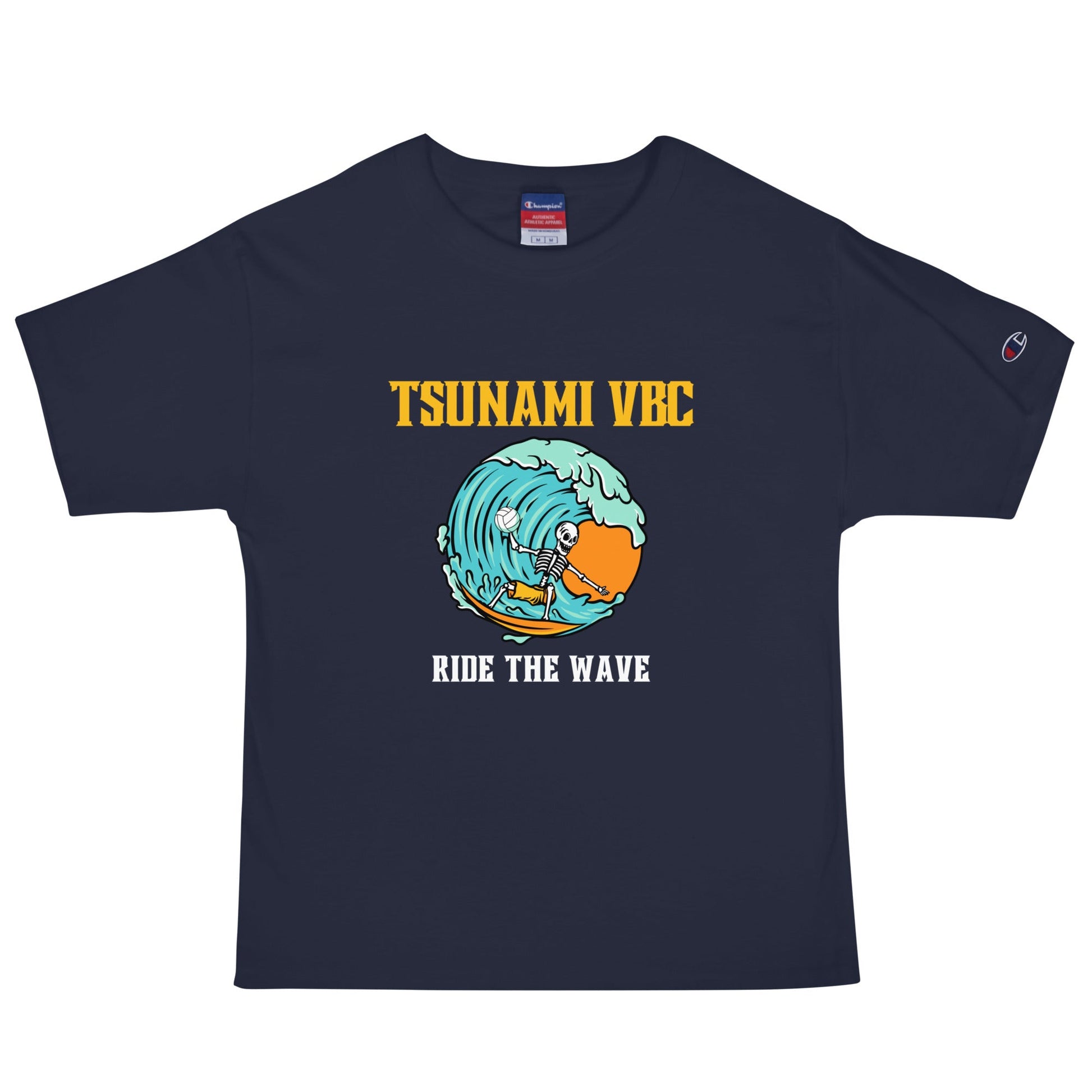 Signature | Champion T-Shirt | Tsunami Volleyball Club | Surf Wave VBC Logo