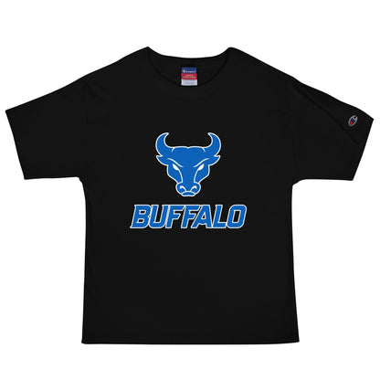 Signature | Champion T-Shirt | UB Womens Club Basketball | Vanguard Buffalo Crest Logo