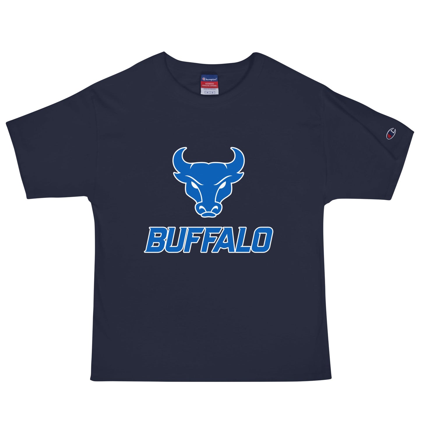 Signature | Champion T-Shirt | UB Womens Club Basketball | Vanguard Buffalo Crest Logo