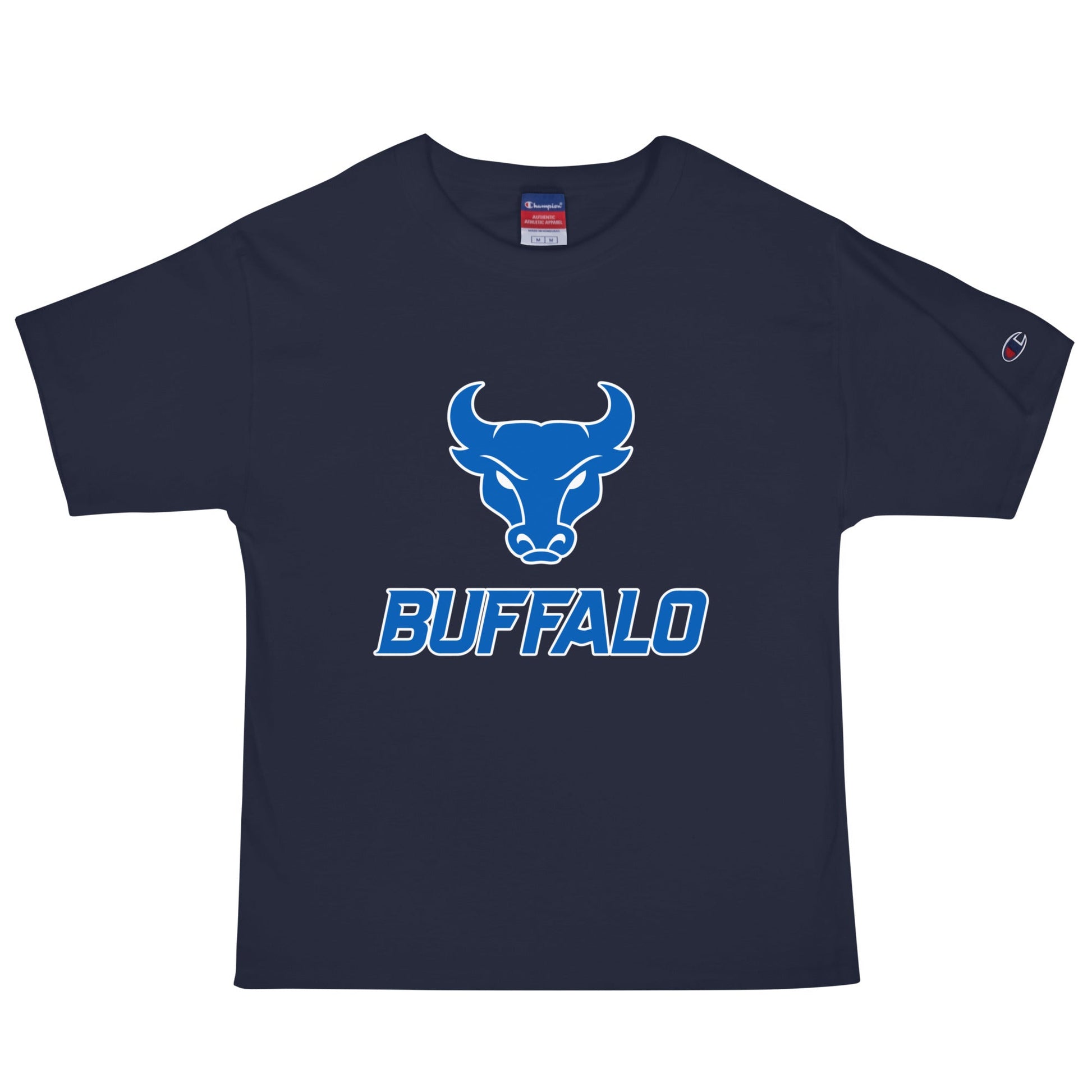Signature | Champion T-Shirt | UB Womens Club Basketball | Vanguard Buffalo Crest Logo