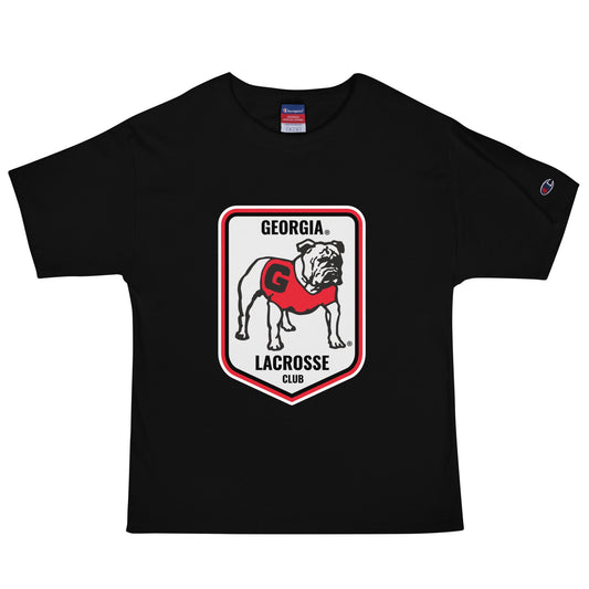 Signature | Champion T-Shirt | UGA Club Lacrosse | Shield Logo