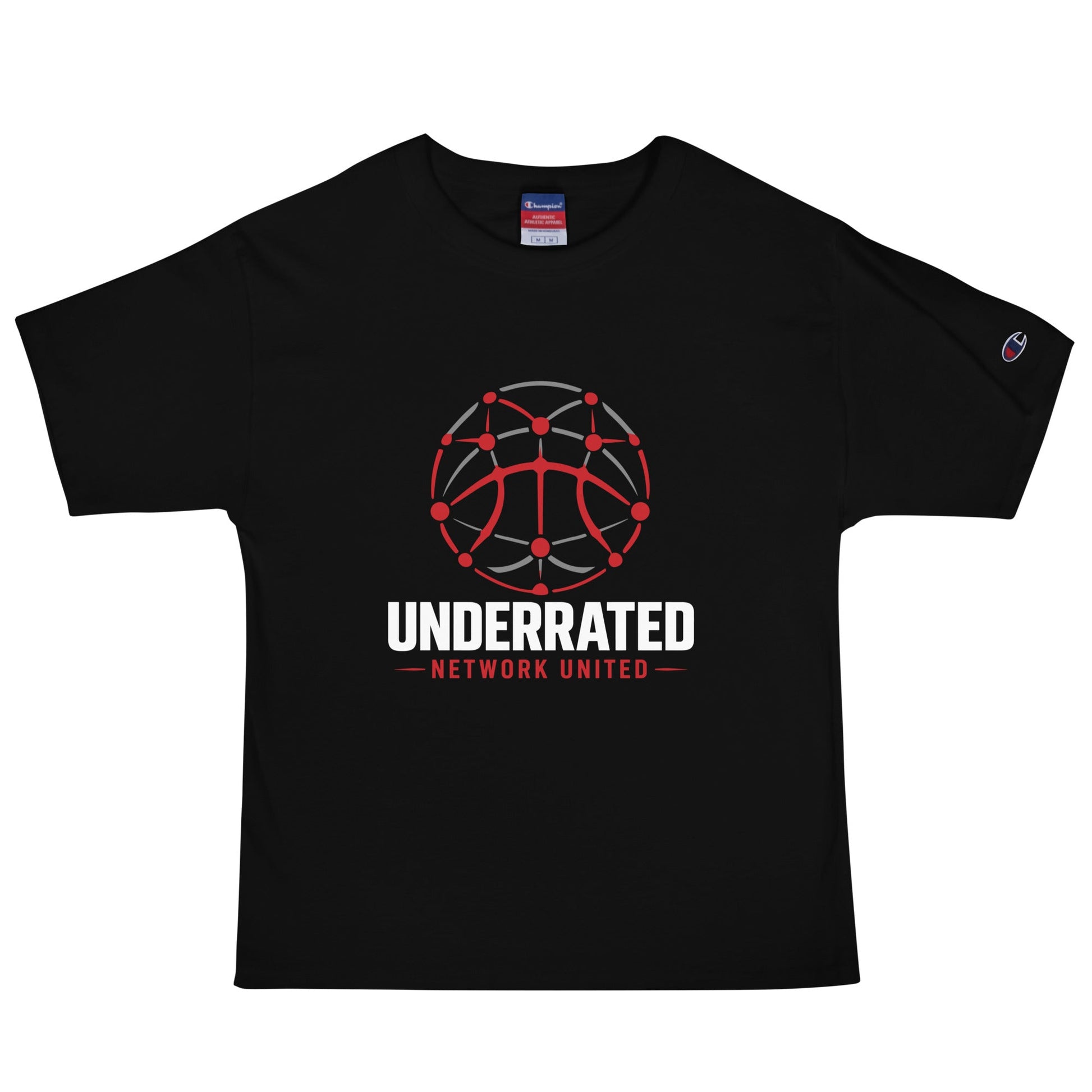 Signature | Champion T-Shirt | Underrated Network United – Team Store | Alt Logo