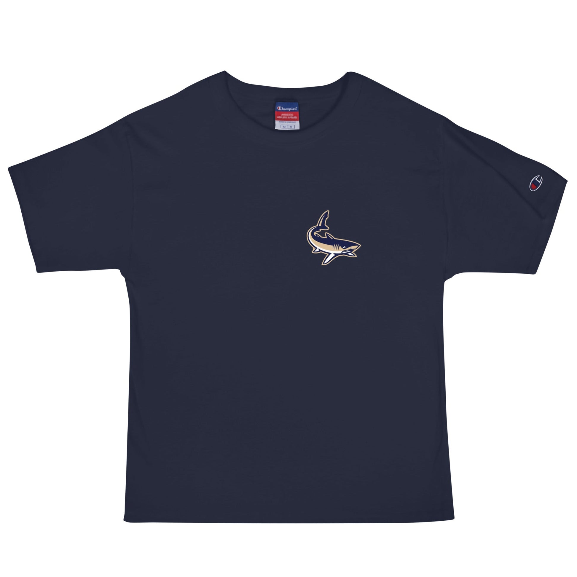 Signature | Champion T-Shirt | University South Carolina Beaufort Track & Field | Shark Logo