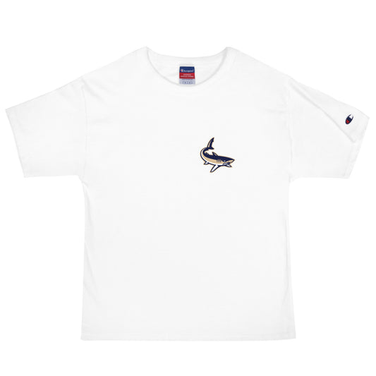 Signature | Champion T-Shirt | University South Carolina Beaufort Track & Field | Shark Logo