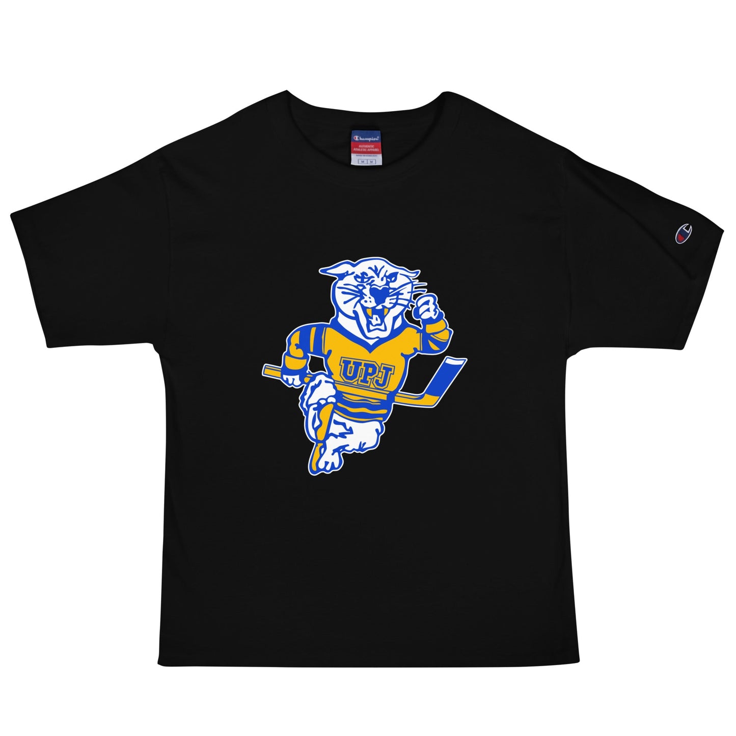 Signature | Champion T-Shirt | UPJ Hockey | Mascot Logo