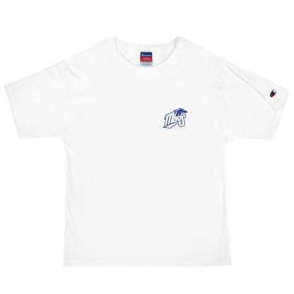Signature | Champion T-Shirt | Upper Makefield Youth Baseball & Softball League | Blue Mavs Logo