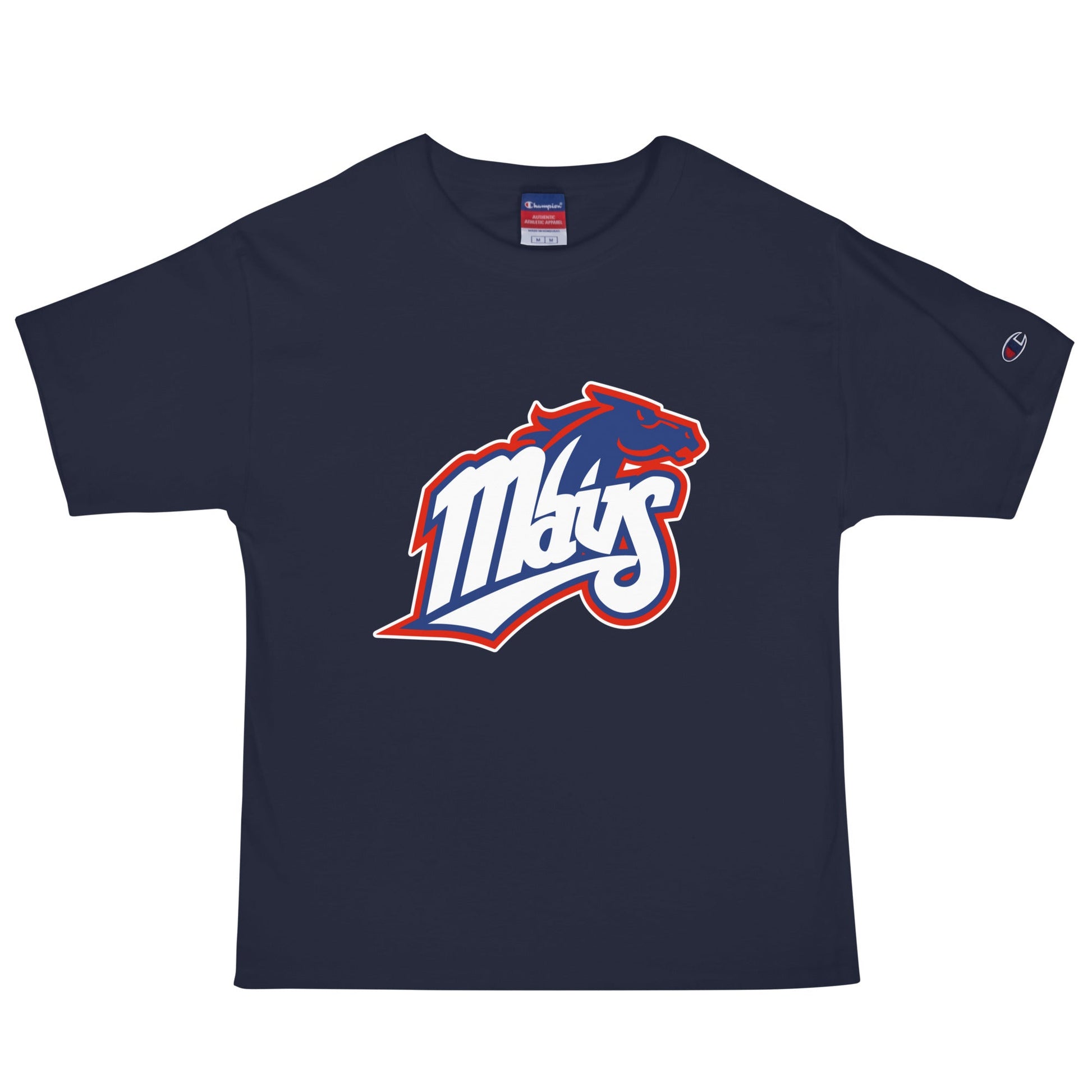 Signature | Champion T-Shirt | Upper Makefield Youth Baseball & Softball League | Mavs Logo