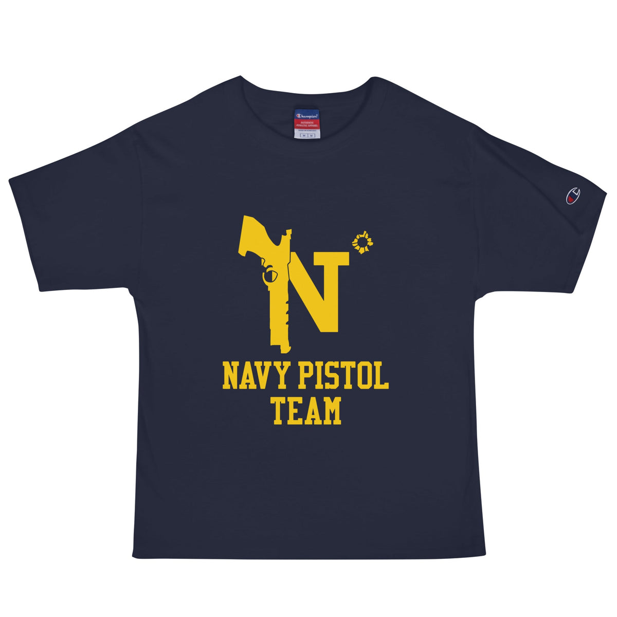Signature | Champion T-Shirt | USNA Pistol Team | Crest Logo