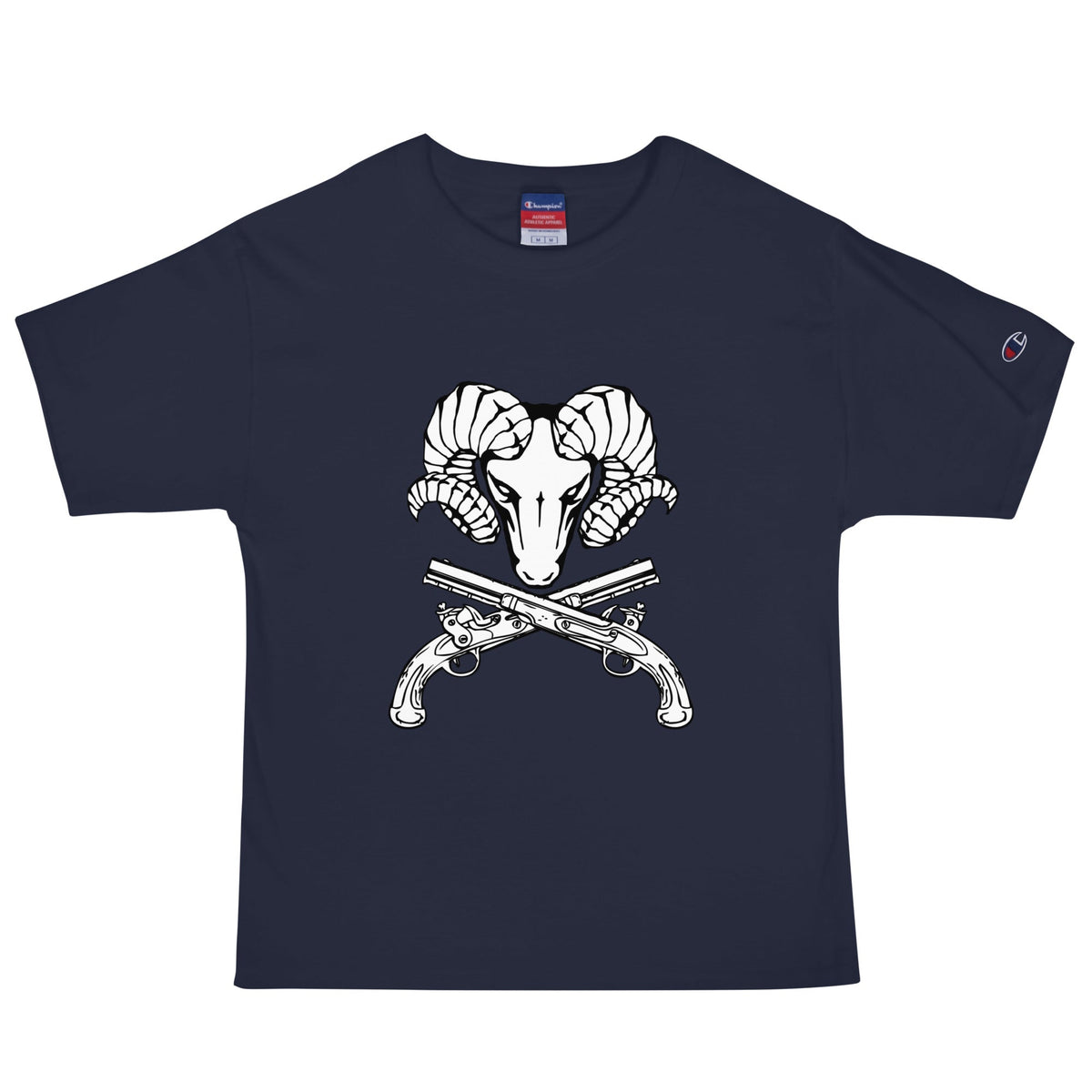 Signature | Champion T-Shirt | USNA Pistol Team | Emblem Logo