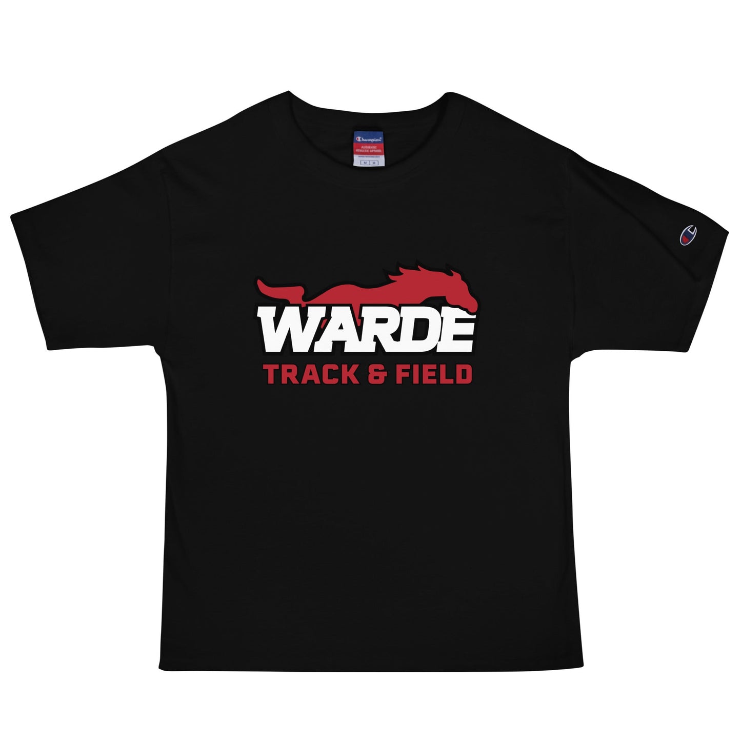 Signature | Champion T-Shirt | Warde Track and Field | Alt Logo