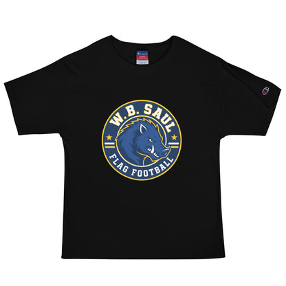 Signature | Champion T-Shirt | W.B.Saul Razorbacks | Badge Logo