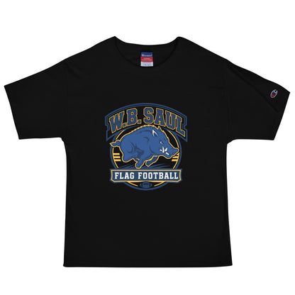 Signature | Champion T-Shirt | W.B.Saul Razorbacks | Emblem Logo