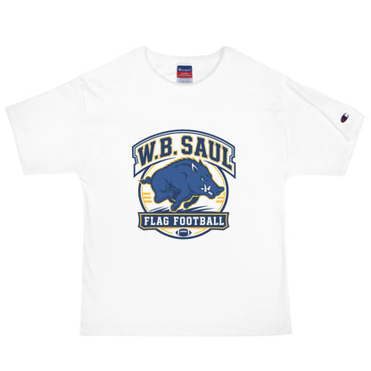 Signature | Champion T-Shirt | W.B.Saul Razorbacks | Emblem Logo