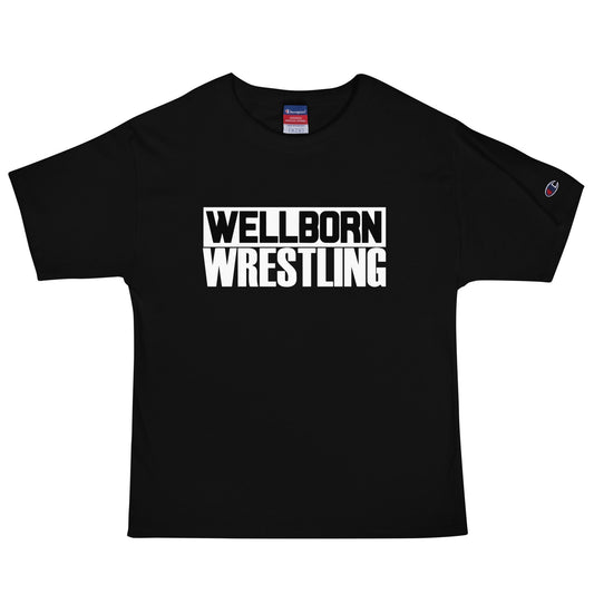 Signature | Champion T-Shirt | Wellborn Youth Wrestling | Script Logo