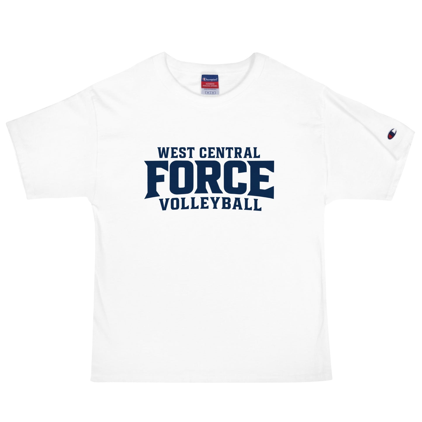 Signature | Champion T-Shirt | West Central Force Volleyball | Blue Logo