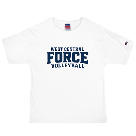 Signature | Champion T-Shirt | West Central Force Volleyball | Blue Logo