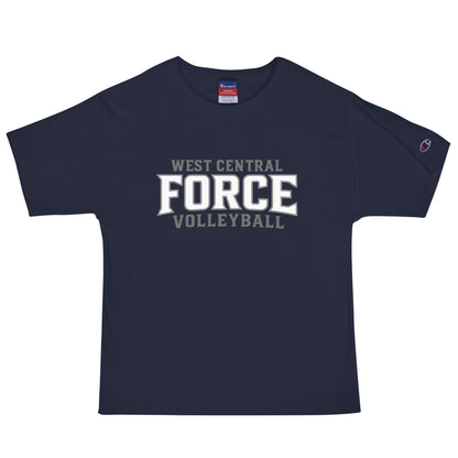 Signature | Champion T-Shirt | West Central Force Volleyball | Grey Logo