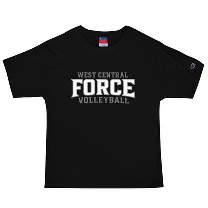 Signature | Champion T-Shirt | West Central Force Volleyball | Grey Logo