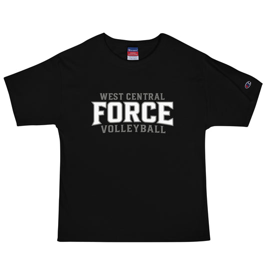 Signature | Champion T-Shirt | West Central Force Volleyball | Grey Logo