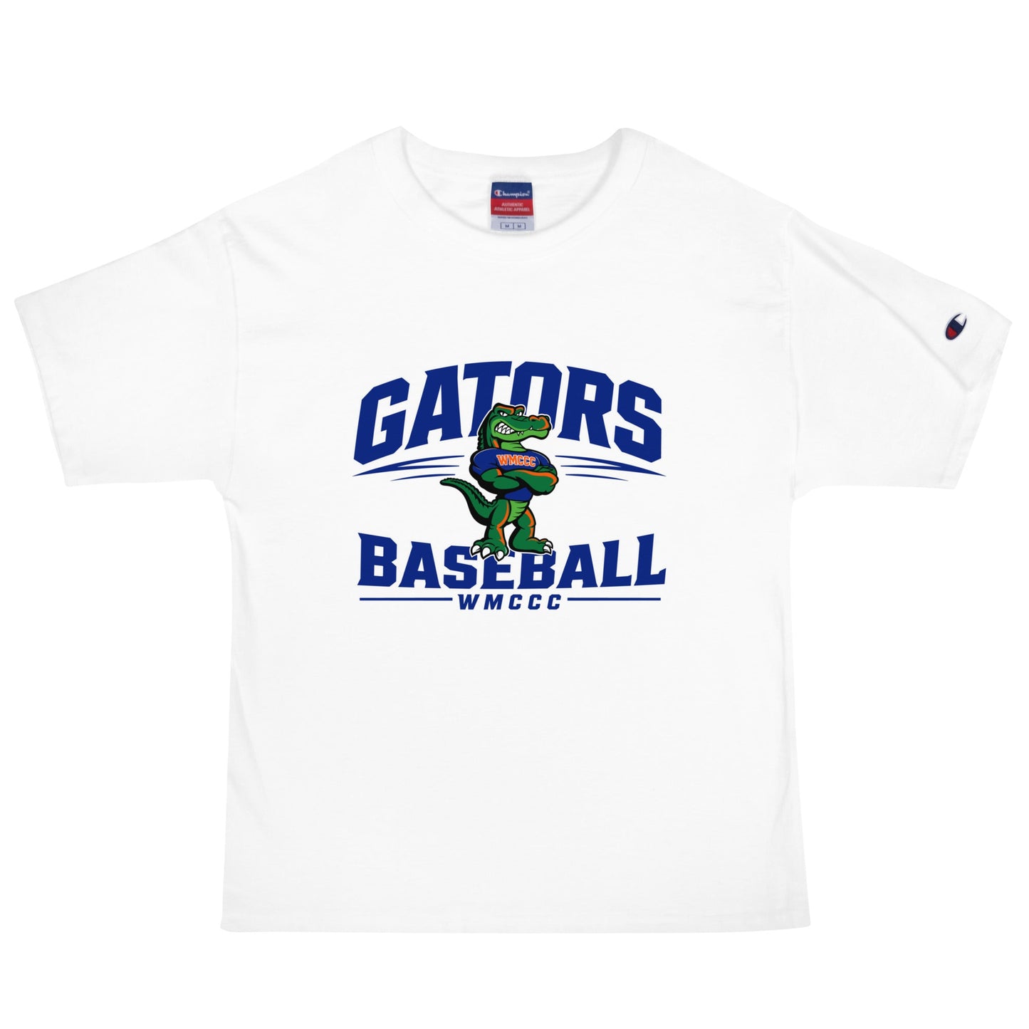 Signature | Champion T-Shirt | West Memphis Community Christian College Gators | Emblem Logo