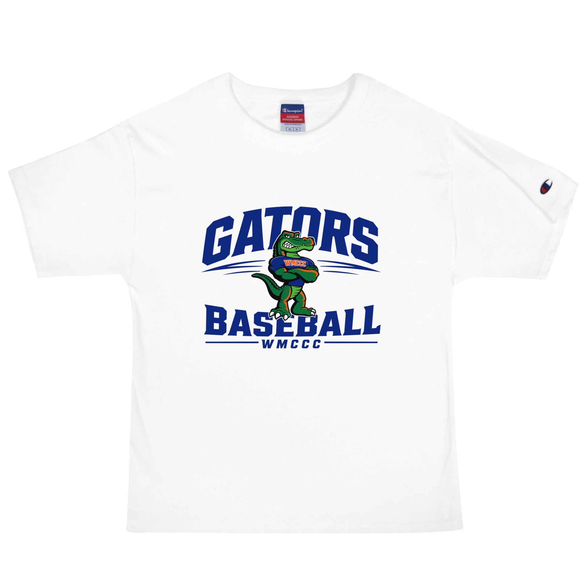 Signature | Champion T-Shirt | West Memphis Community Christian College Gators | Emblem Logo