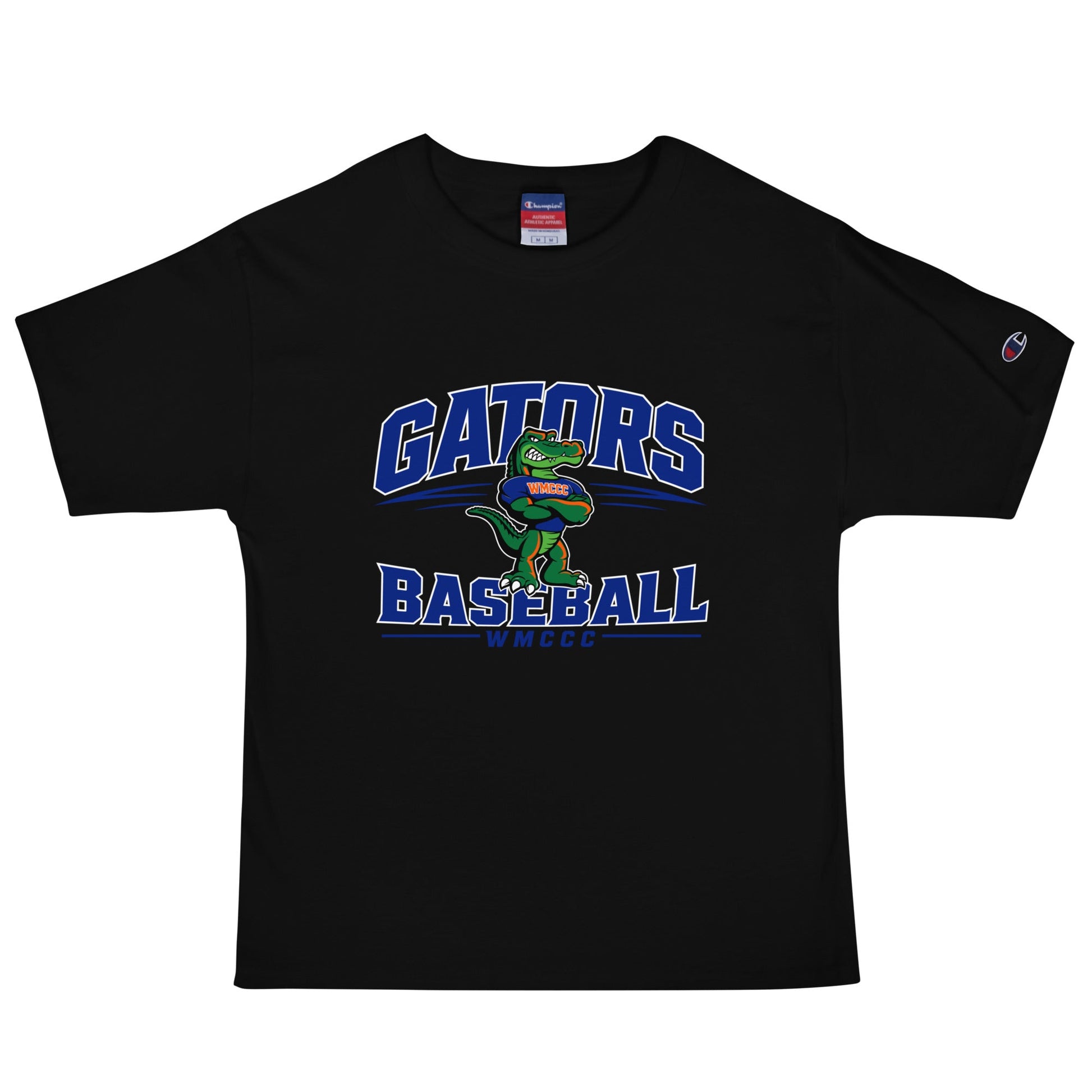 Signature | Champion T-Shirt | West Memphis Community Christian College Gators | Emblem Logo