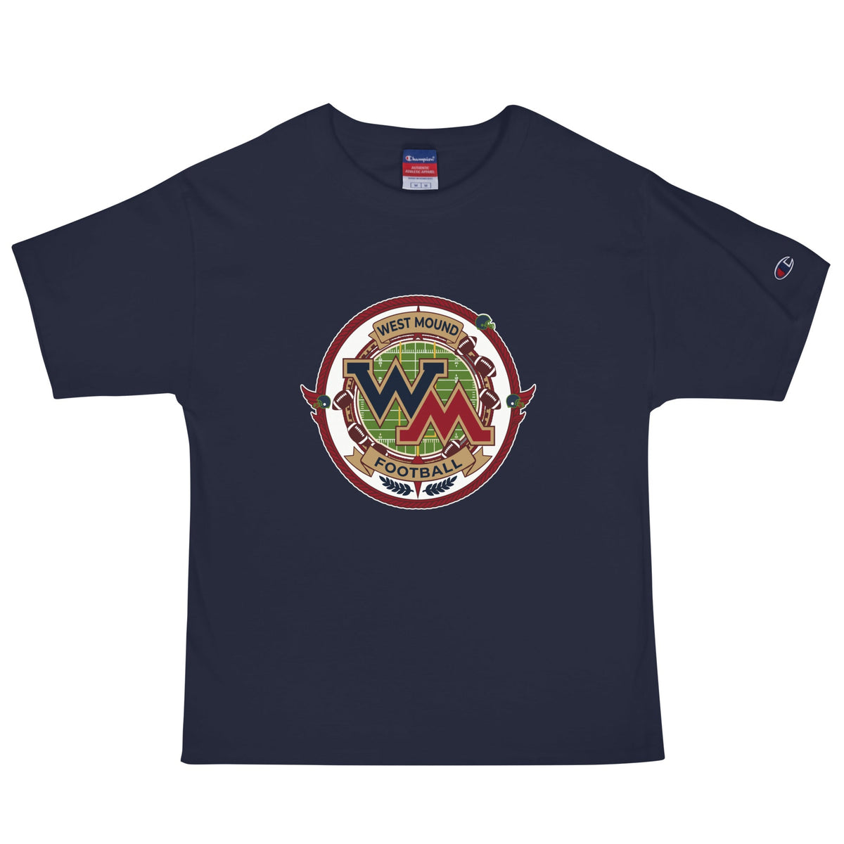 Signature | Champion T-Shirt | West Mound Stars | Badge Logo