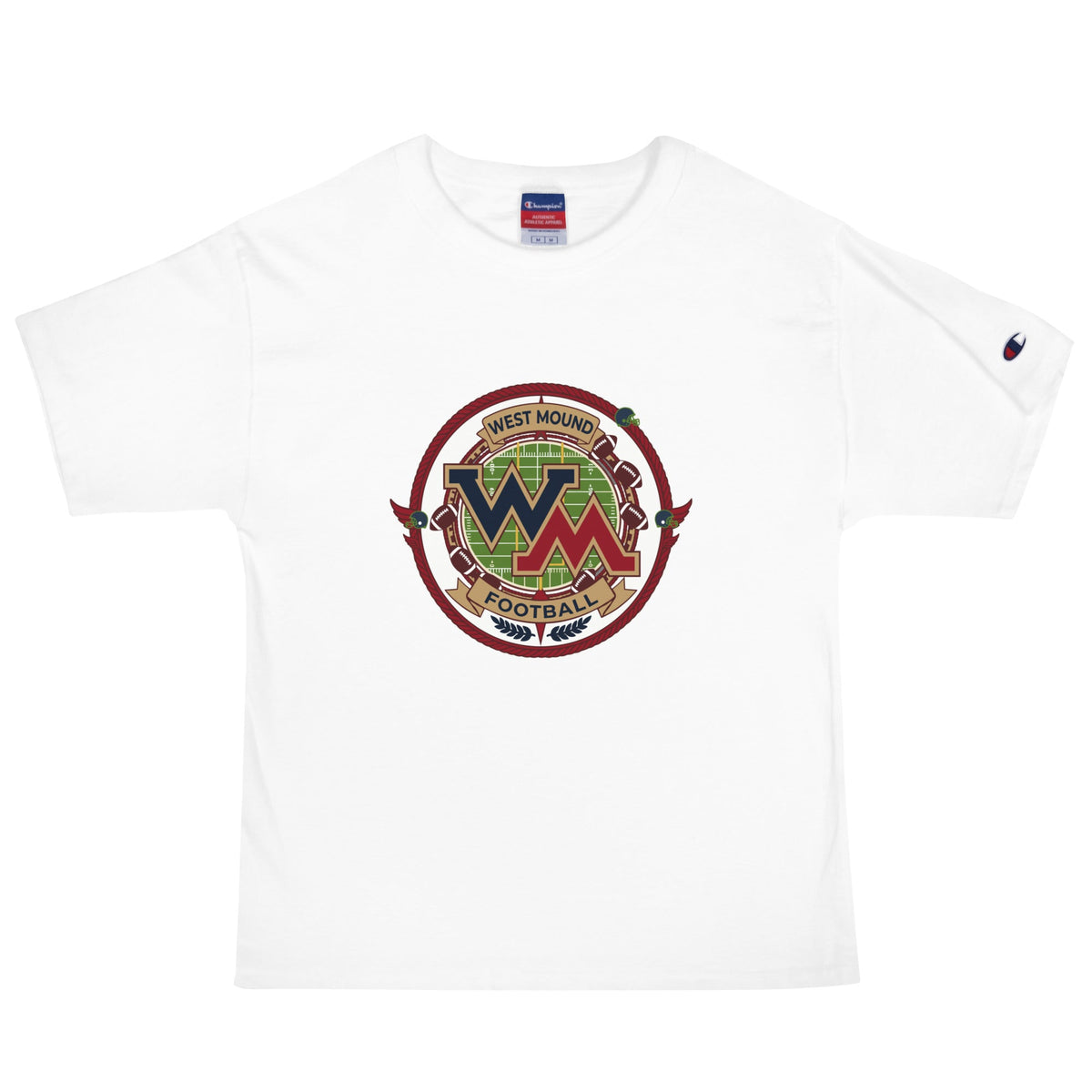 Signature | Champion T-Shirt | West Mound Stars | Badge Logo