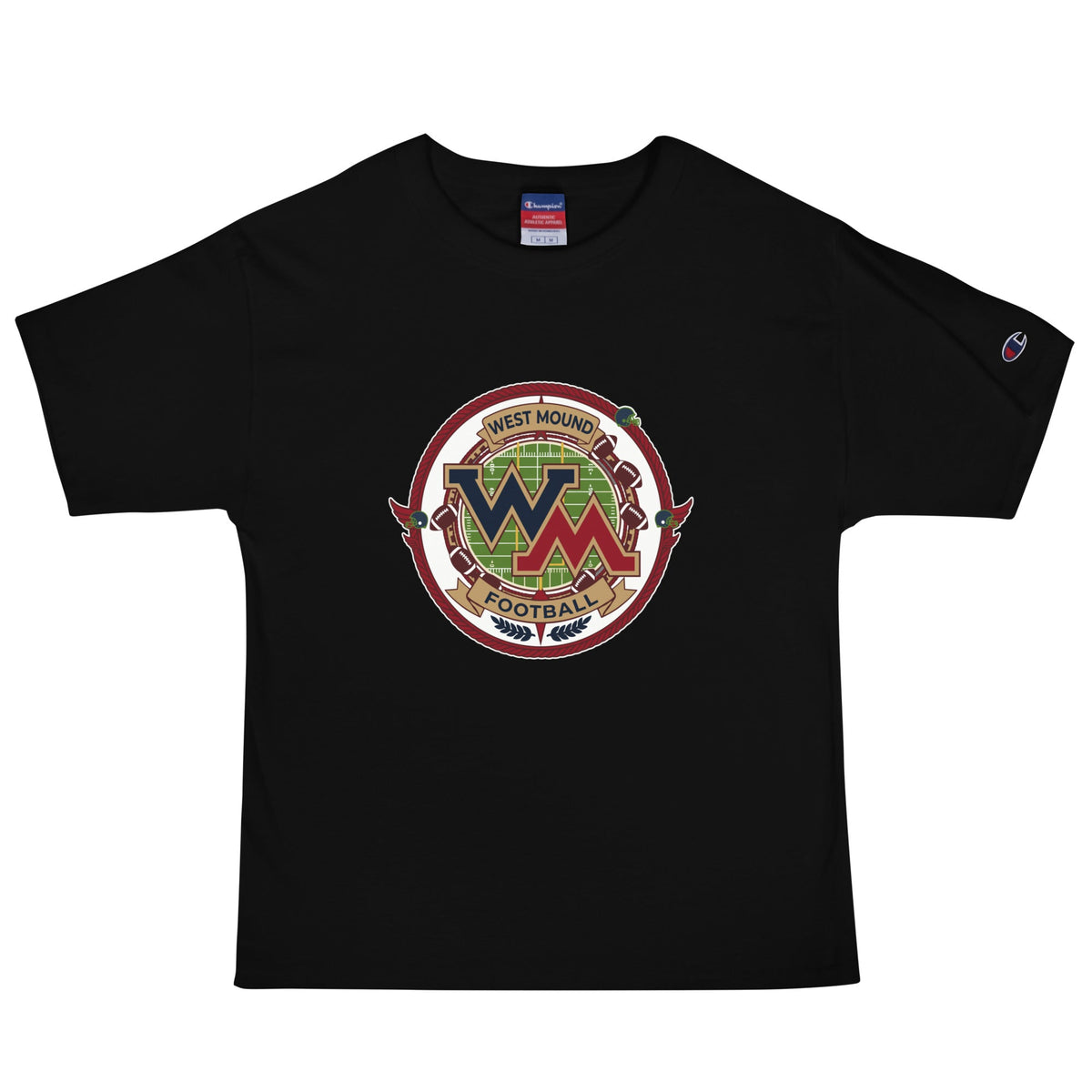 Signature | Champion T-Shirt | West Mound Stars | Badge Logo