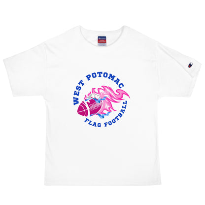 Signature | Champion T-Shirt | West Potomac Flag Football | Crest Logo