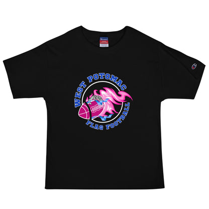 Signature | Champion T-Shirt | West Potomac Flag Football | Crest Logo
