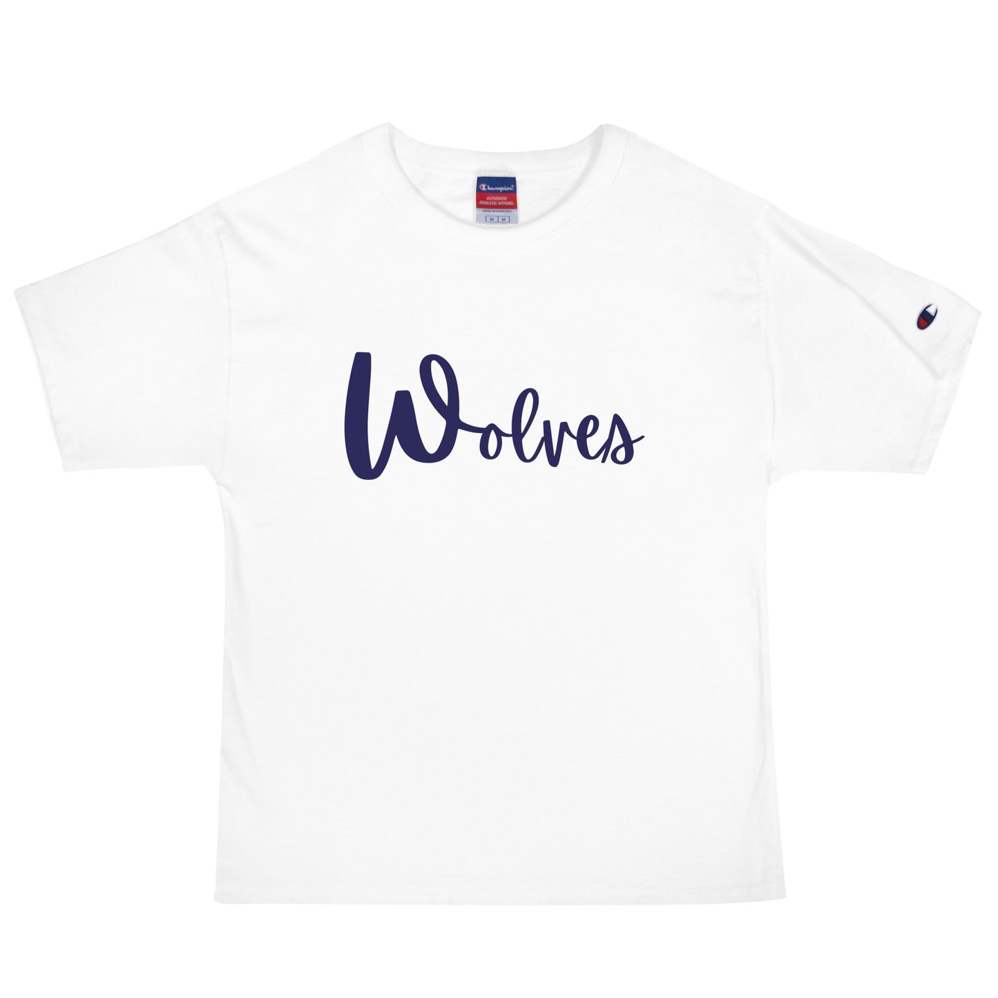 Signature | Champion T-Shirt | White Mountain School | Script Logo