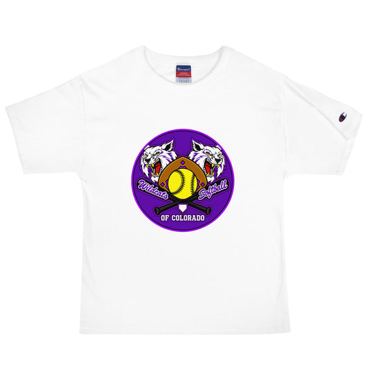 Signature | Champion T-Shirt | Wildcats Softball | Badge Logo