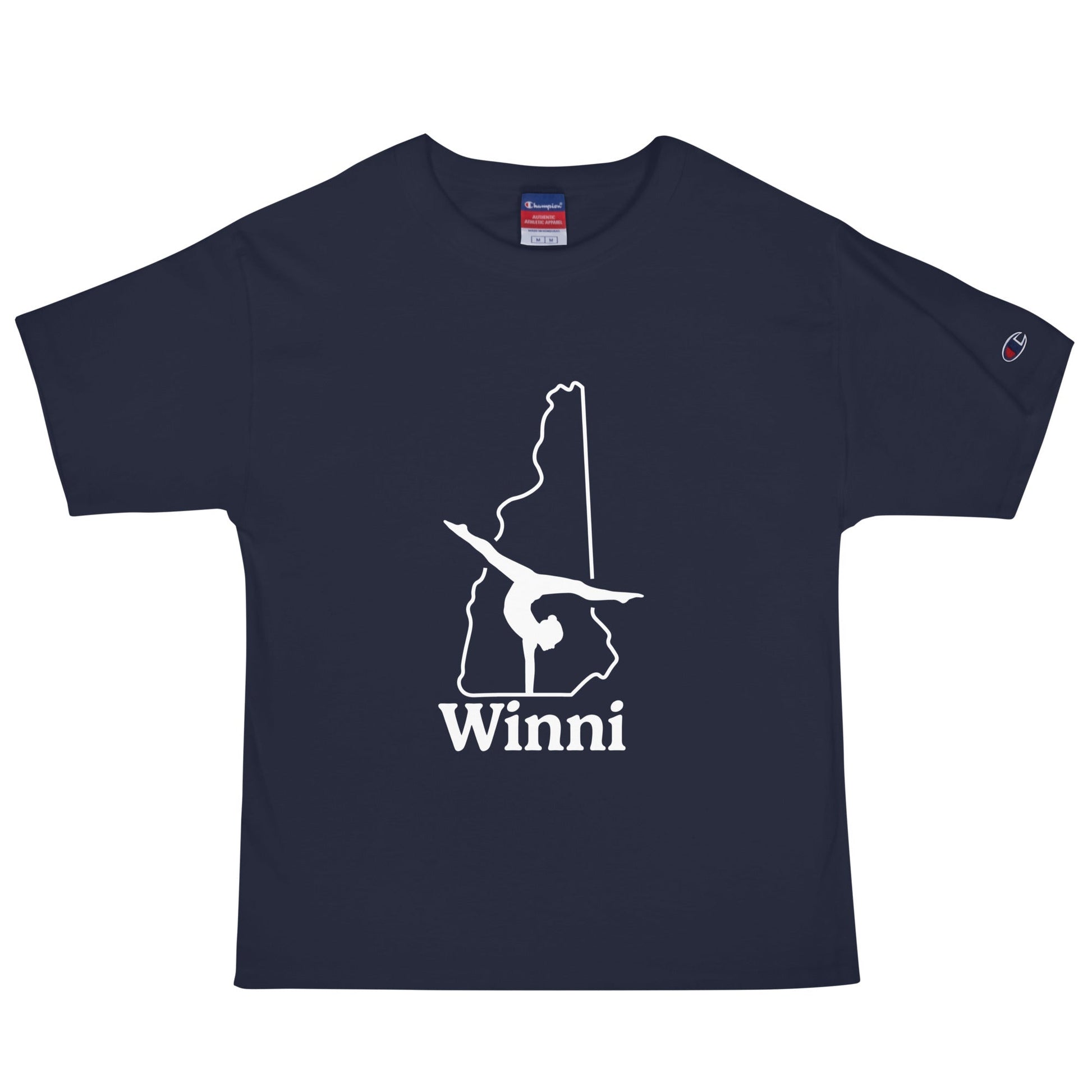Signature | Champion T-Shirt | Winni Gymnastics | NH Logo