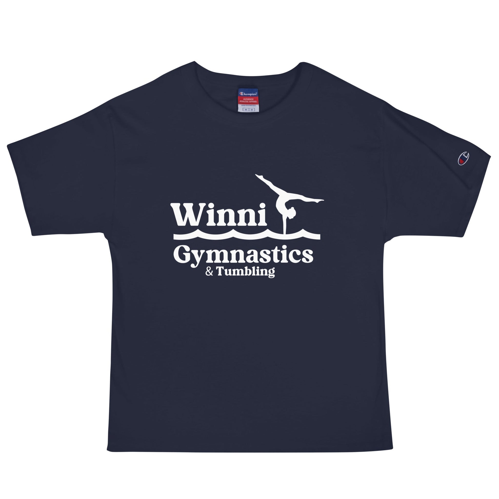 Signature | Champion T-Shirt | Winni Gymnastics | Tumbling Logo