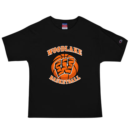 Signature | Champion T-Shirt | Woodlake Boys Basketball | Athletics Logo