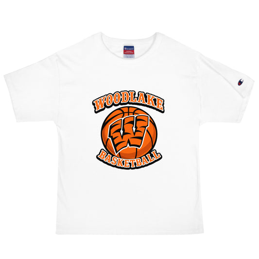 Signature | Champion T-Shirt | Woodlake Boys Basketball | Athletics Logo