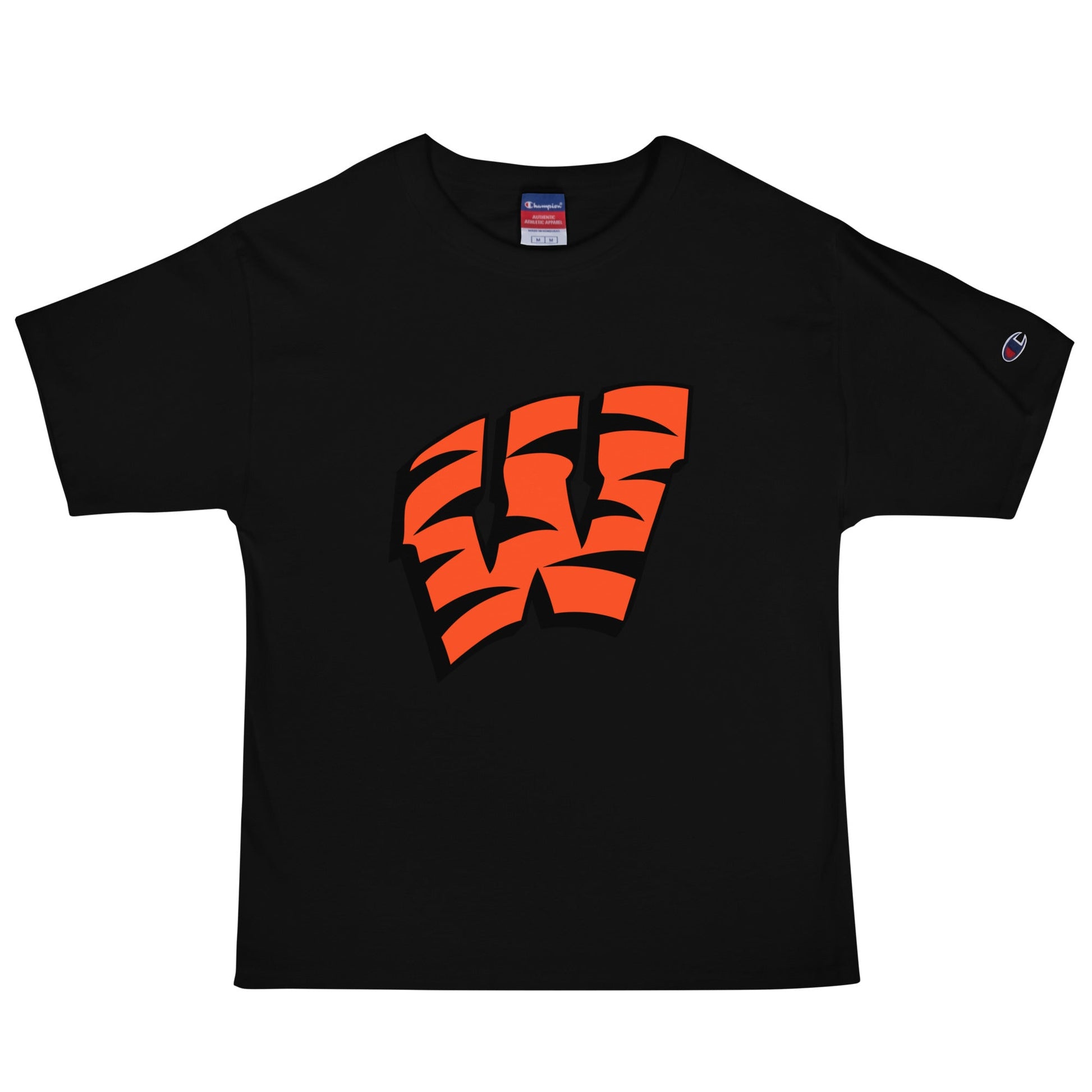 Signature | Champion T-Shirt | Woodlake Boys Basketball | W Crest Logo