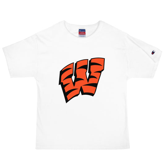 Signature | Champion T-Shirt | Woodlake Boys Basketball | W Crest Logo