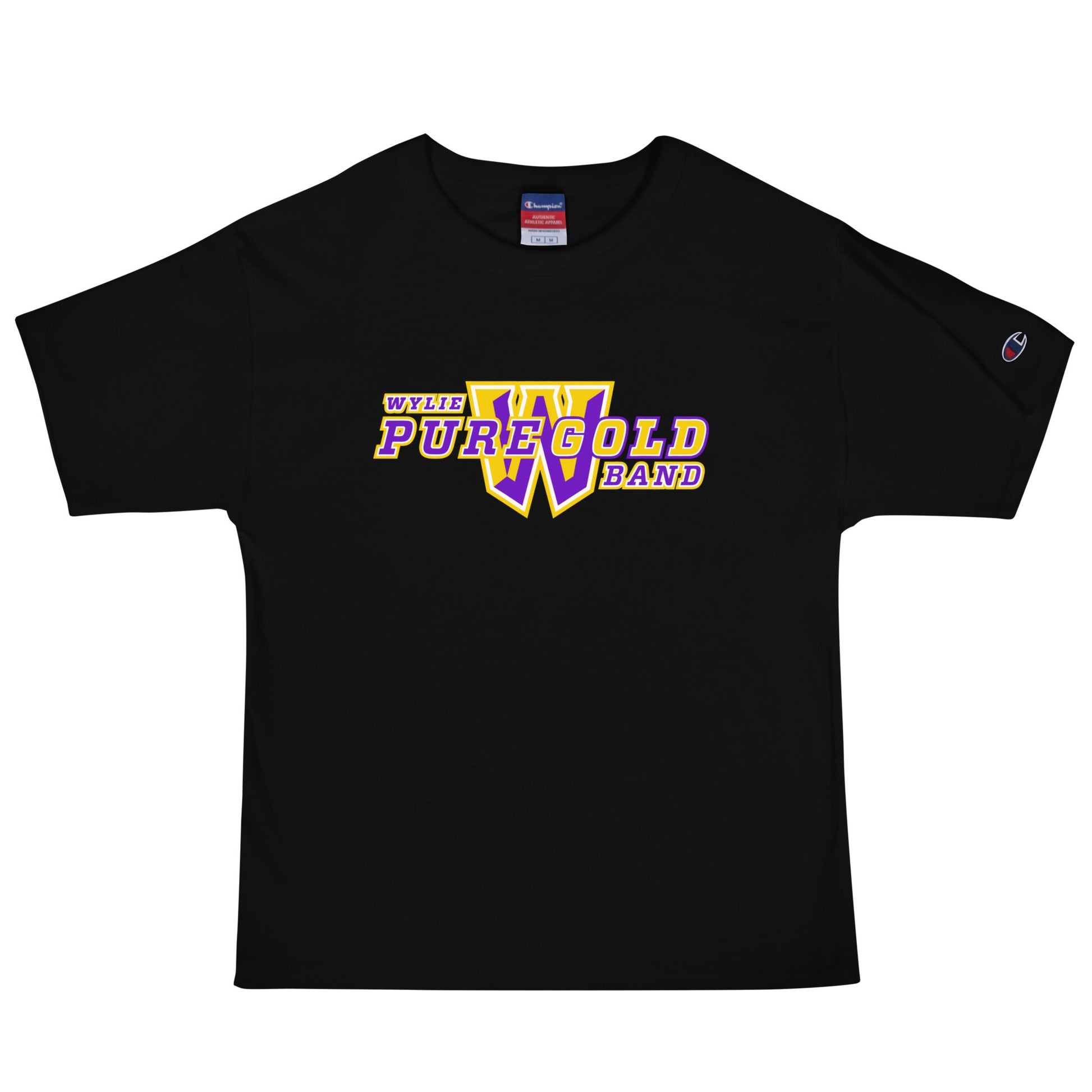 Signature | Champion T-Shirt | Wylie ISD | Pure Gold Logo